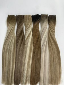 Jmxy hair factory 100% virgin cuticle human hair genius weft double drawn hair