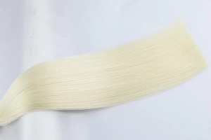 Wholesale virgin human hair extension Double Drawn Keratin Hair blonde color I tip hair extension