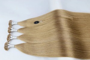 Virgin Cuticle Human Hair Extension Color #8 Cabello de punta plana