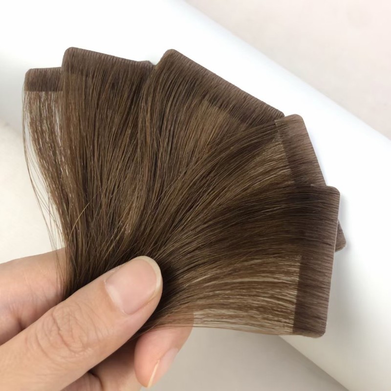 Top Ranking Injection Tape Hair Wholesale Thick Double Drawn 100% human virgin cuticle aligned hair Seamless Invisible Skin Weft Tape In Human Virgin Hair Extension