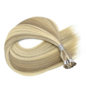 Factory Direct High Grade Cuticle Aligned Virgin Human Hair HandTied Weft Hair Extensions, Double Drawn Hand Tied Wefts for USA