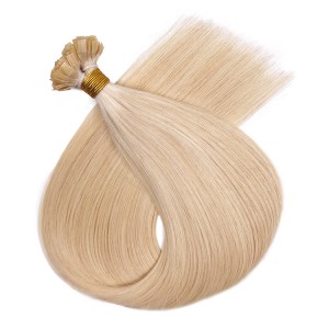 Full Thick Bottom Unprocessed Flat Tip Hair Extensions Double Drawn 100% Russian Human Hair Extension Flat Tip