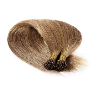 Popular Thick Bottom Unprocessed I Tip Hair Extensions Double Drawn 100% Remy Human Hair Extension