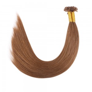 Prebonded Hair Double Drawn U tip Hair Extensions Wholesale Keratin Nail Tip Hair Extension