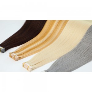 Wholesale high quality Skin Weft Tape Remy Hair Natural Invisible PU Tape In Human Hair Extensions