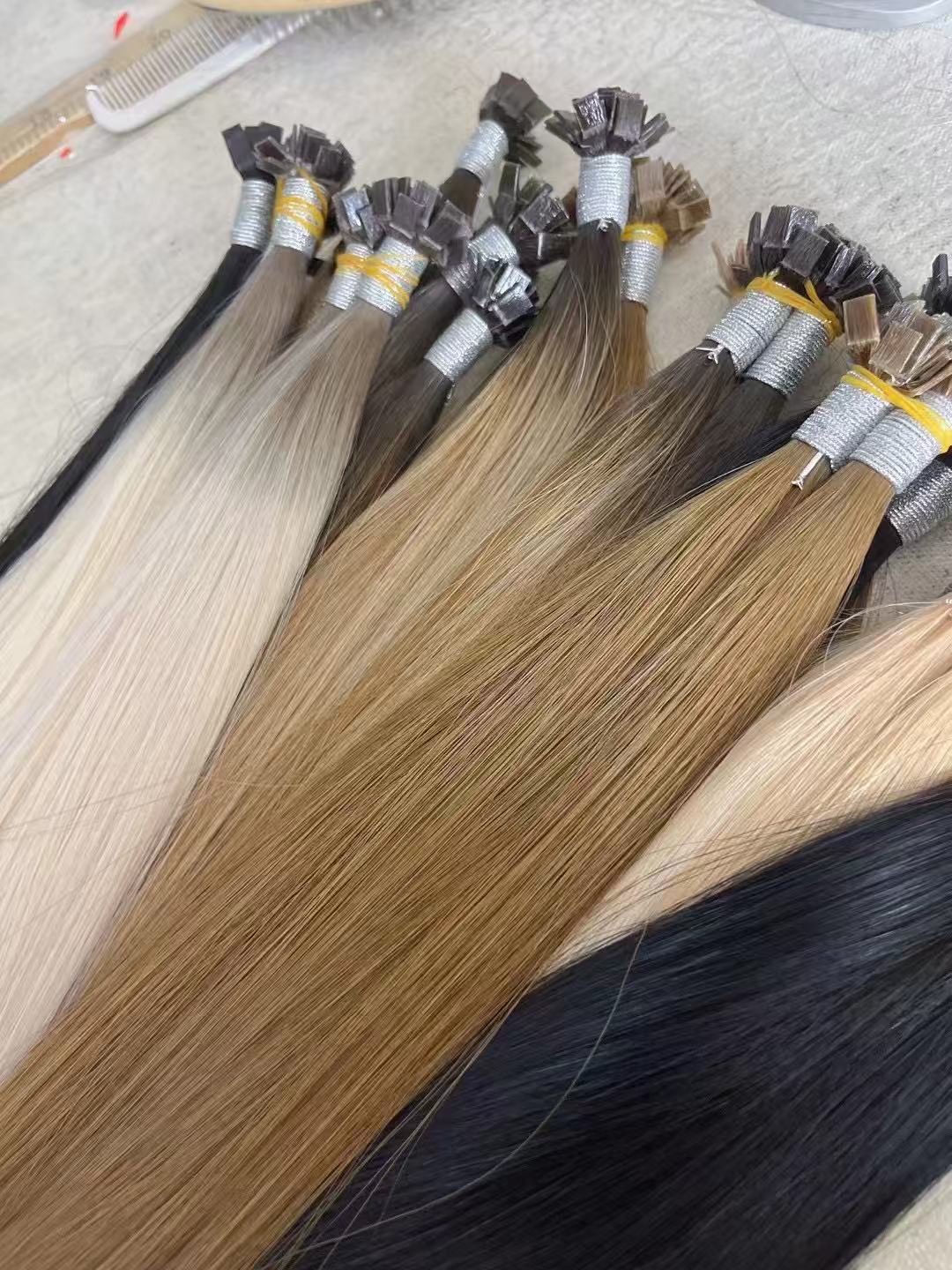 Jmxy hair supplier flat tip in hair extension