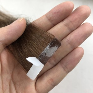 Tape iniezione di fascia alta peli all'ingrosso spesso a doppio disegno a doppio disegno al 100% cuticola vergine per capelli allineati a seme invisibile nastro di trama invisibile in estensione dei capelli vergini umani