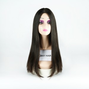 Best Selling Silk Straight 100% European Cuticle Aligned Virgin Human Hair Jewish Wigs