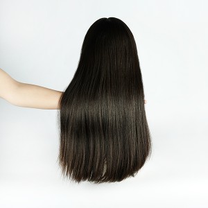 Best Selling Silk Straight 100% European Cuticle Aligned Virgin Human Hair Jewish Wigs