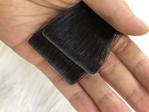 Cabelo humano 100% Virgem Saudável Cutícula intacta Fita injeta em cabelo de Qingdao Jmxy Hair Fabrory