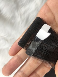 Cabelo humano 100% Virgem Saudável Cutícula intacta Fita injeta em cabelo de Qingdao Jmxy Hair Fabrory