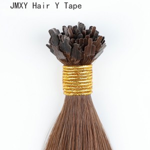 New arrival Y Tip Keratin Hair Extensions Virgin Drawn Colored Hair Wholesale Factory Direct JMXY Hair Factory