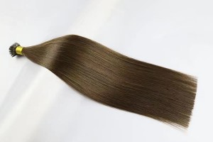 Accepteer de aangepaste maagdelijke mensenhaarverlenging Groothandel in de fabrieksprijs Nano Ring Human Hair Extensions