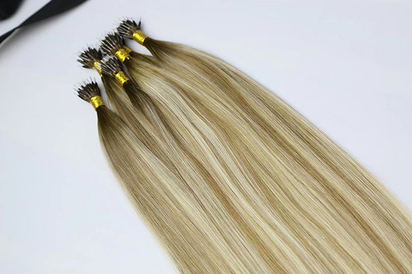 Full cuticle virgin human hair nano tip human hair extension any hair colors is available